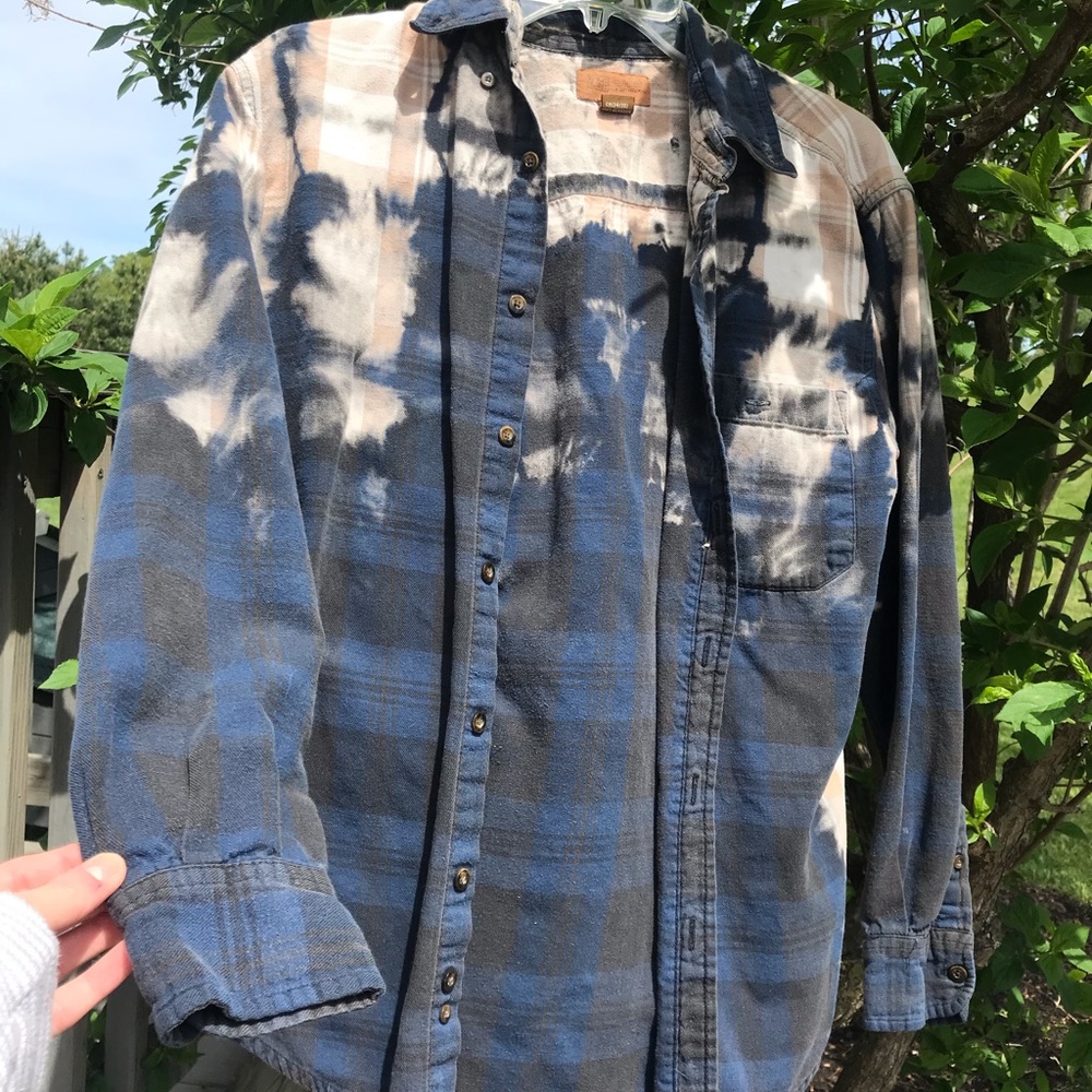 Urban Outfitters Faded Glory acid wash flannel